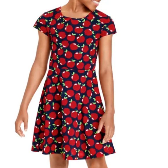 NWT 14 or 16 twirl dress skater apples autumn back to school childrens place bts